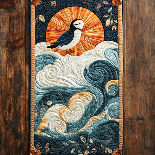 Puffin Sun WY0905047CL Quilted Table Runner