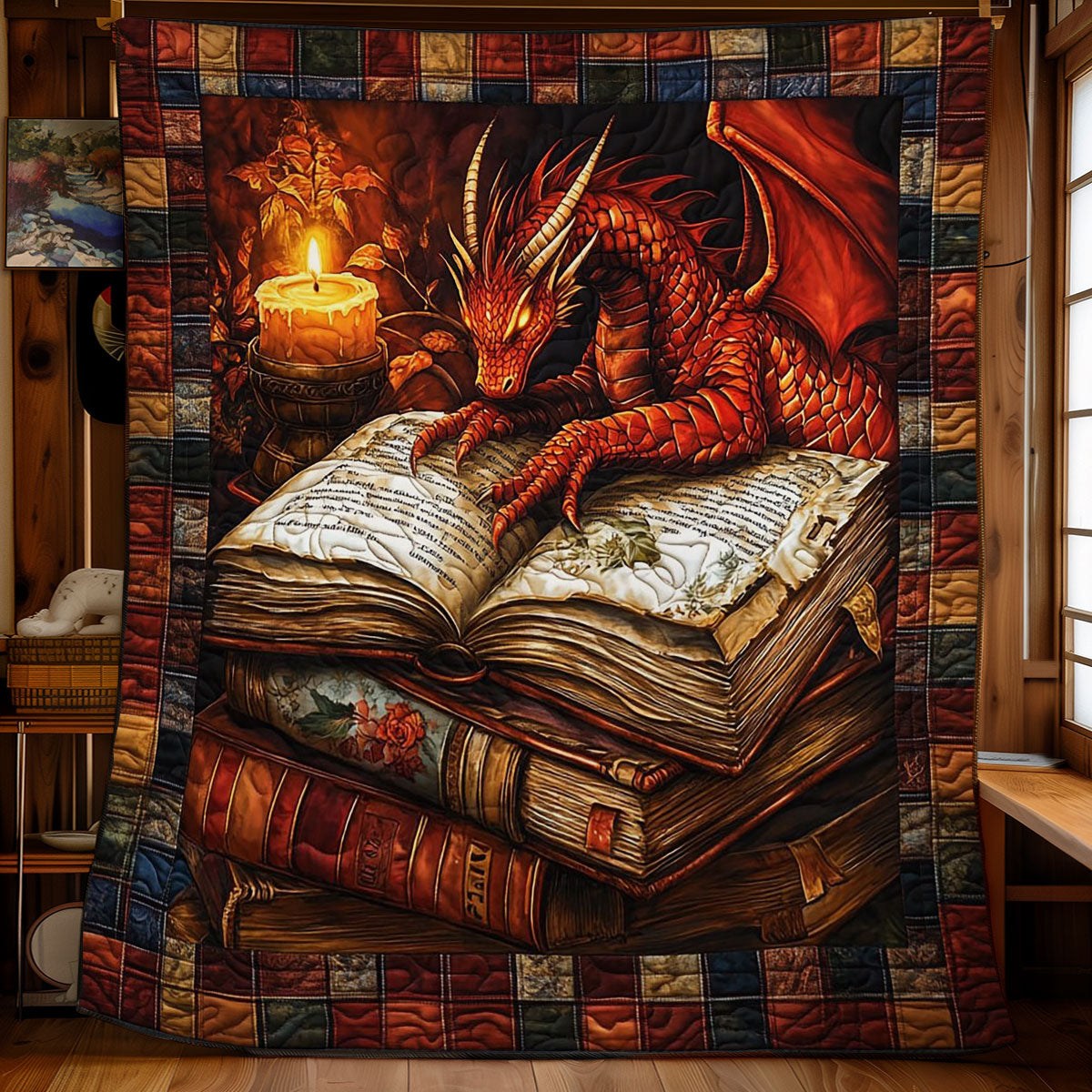 Mystic Dragon In Book WY2001009CL Quilt
