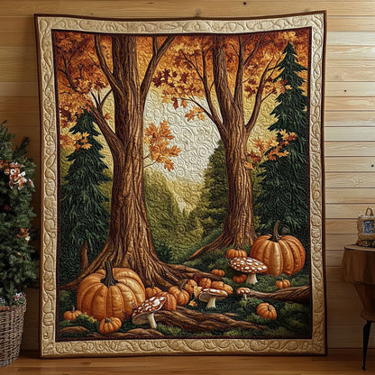 Pumpkin Autumn Forest DH1809006CL Quilt