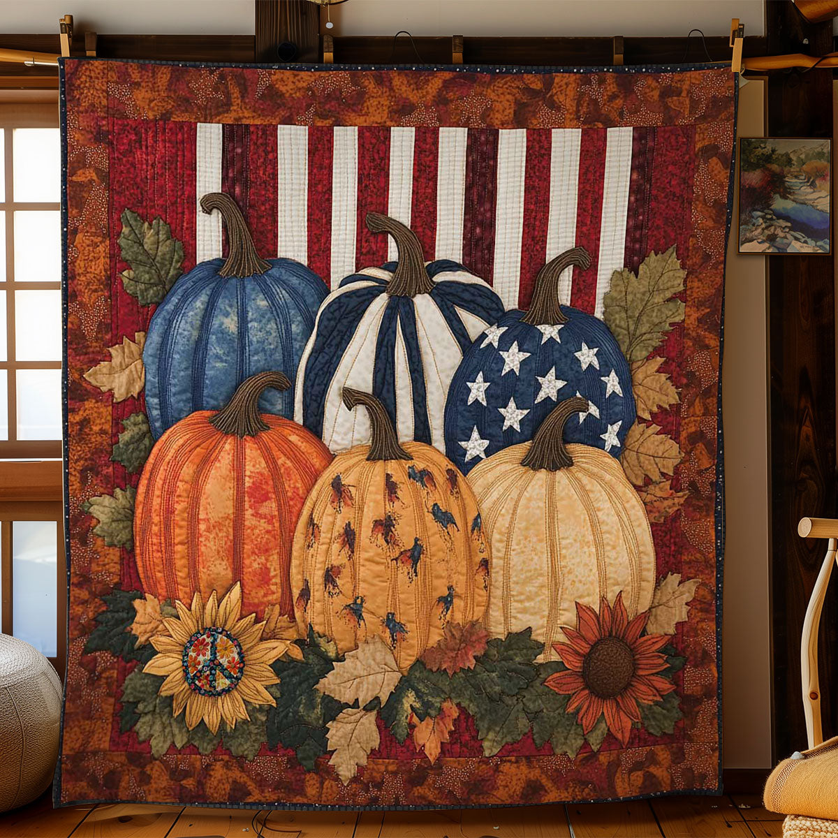 Starry Pumpkin WN1511074CL Quilt