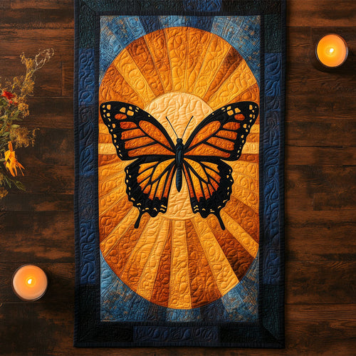Butterfly Breeze CM0206049CL Quilted Table Runner