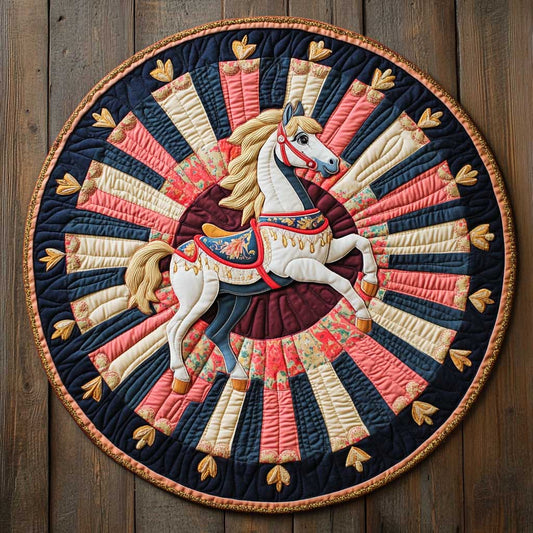Happy Horse CQ1405021CL Quilted Round Mat