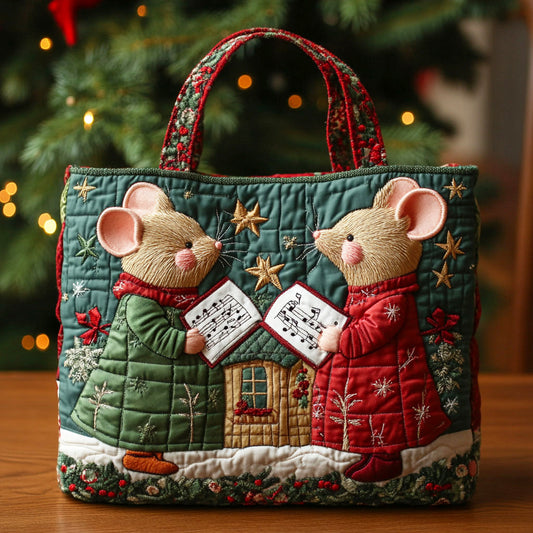 Mouse Christmas CW1311026CL Quilted Tote Bag