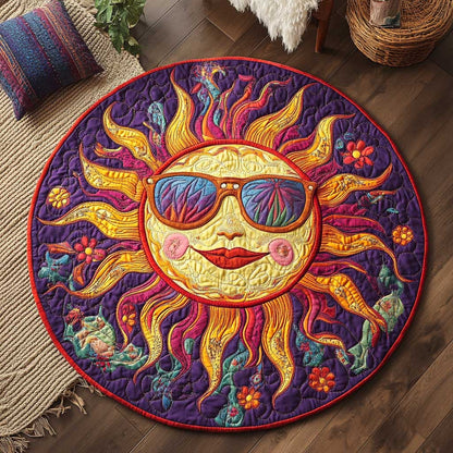 Psychedelic Hippie WN2103101CL Quilted Round Mat