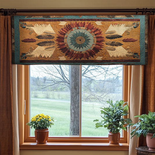 Native Spirit Flame WN1407096CL Quilted Valance