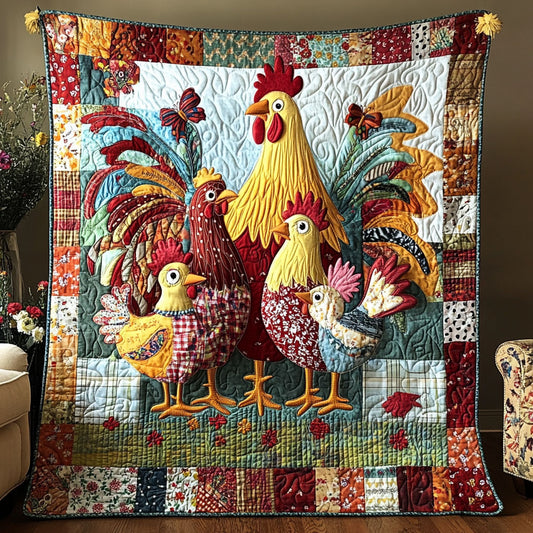 Handmade Chicken CQ1606034CL Quilt