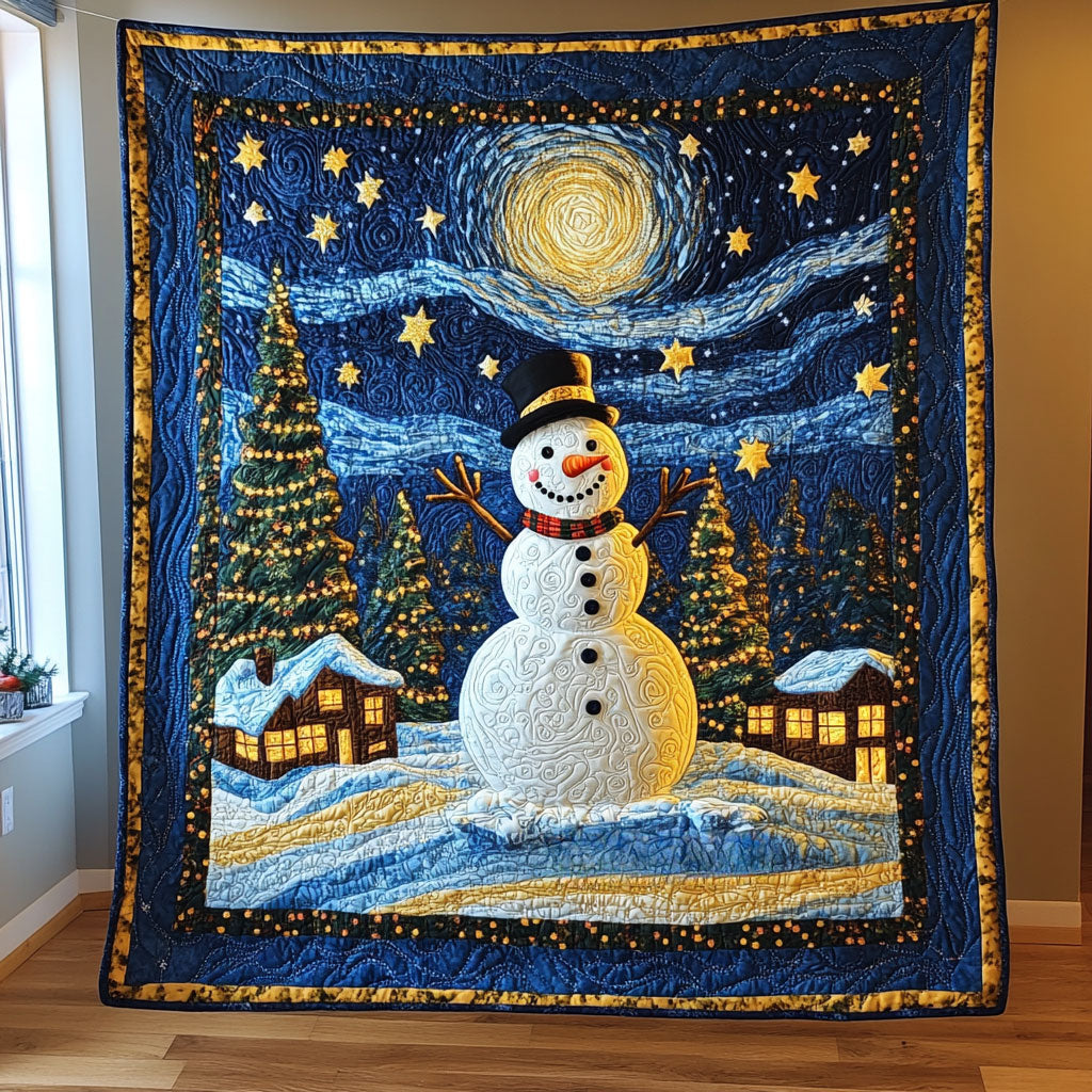 Frozen Dream Snowman WN0511040CL Quilt
