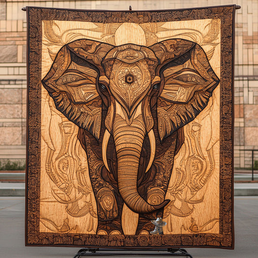 Elephant Into The Wild WU2410079CL Quilt