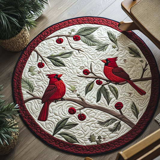 Red Cardinal XR1803009CL Quilted Round Mat