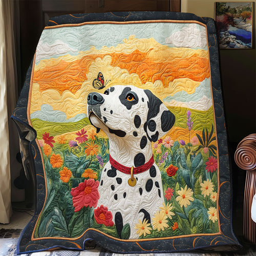 Dalmatian Cheerful Day CP1404049CL Quilt