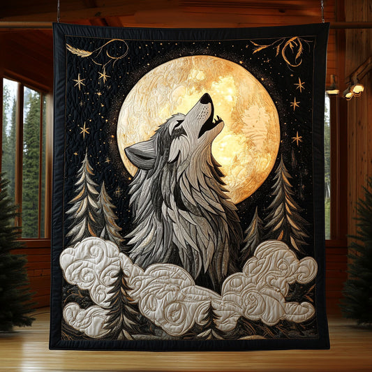 Lunar Spirit Wolf CW2209066CL Quilt