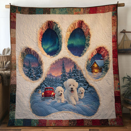 Bichon Frise Paw Wonderland WN0611005CL Quilt