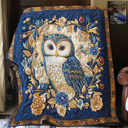Royal Midnight Owl WY2712064CL Quilt