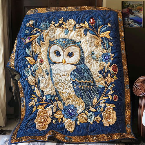 Royal Midnight Owl WY2712064CL Quilt
