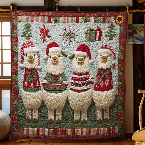 Festive Llama WN2211027CL Quilt