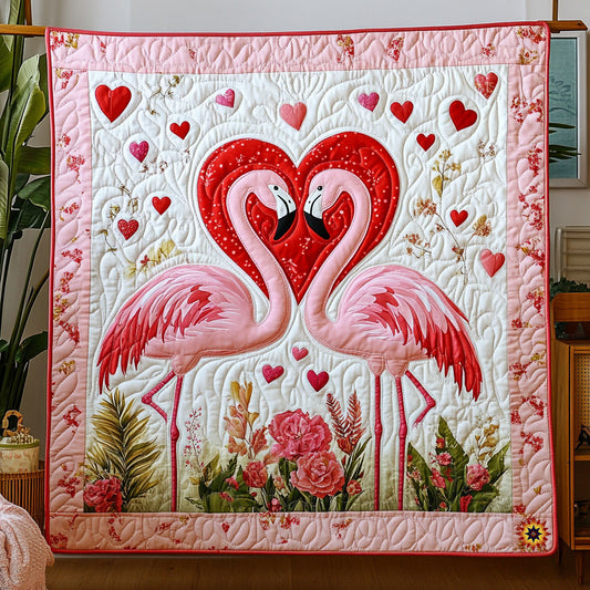 Love Flamingo WJ1712018CL Quilt