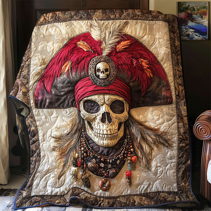 Skull Pirate CW0907032CL Quilt