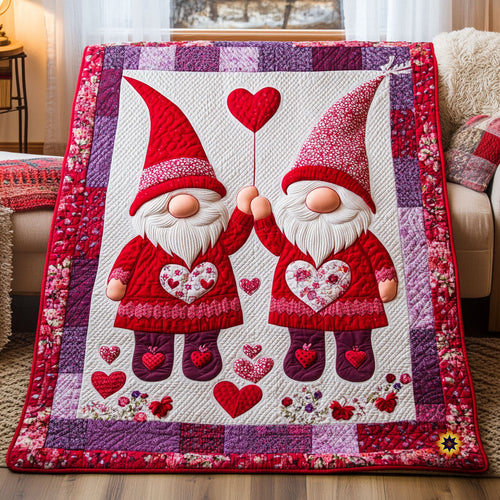 Valentine Gnome WJ0912030CL Quilt