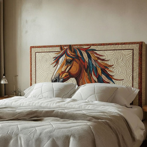Artistic Horse WJ1112001CL Quilted Headboard Slipcover