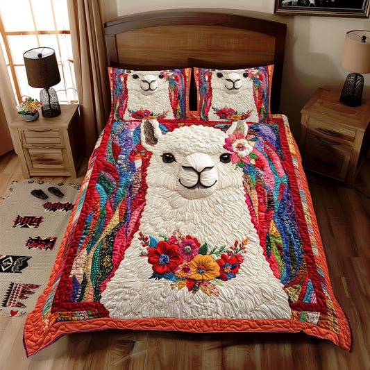 Alpaca Flower WX0612039CL Duvet Cover Set