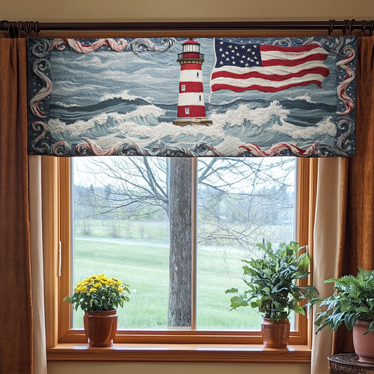 Lighthouse Beacon WN0906081CL Quilted Valance