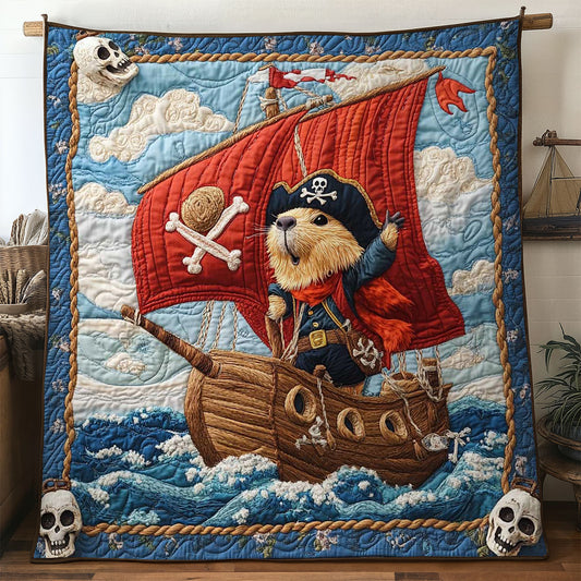 Capybara On Deck WN1205005CL Quilt