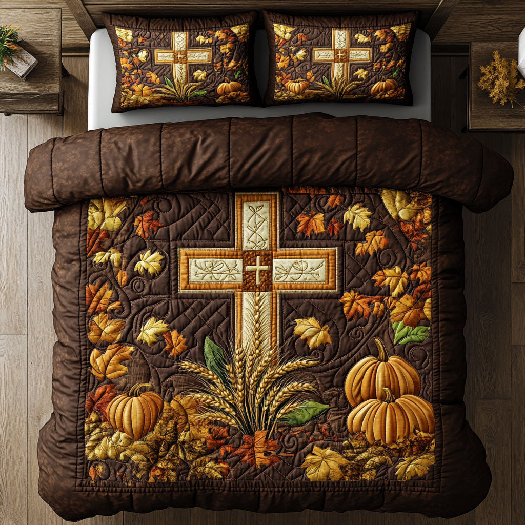 Harvest Cross WY0508077CL Duvet Cover Set