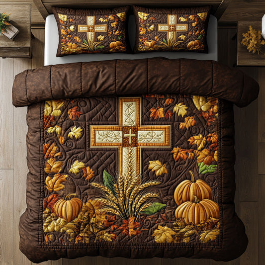 Harvest Cross WY0508077CL Duvet Cover Set