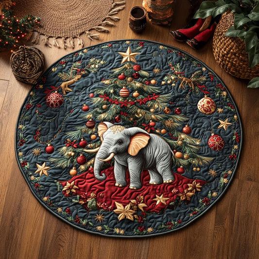Joyful Little Jumbo WY3006102CL Quilted Round Mat