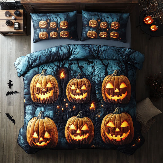 Pumpkin Lantern Vigil WN0608037CL Duvet Cover Set