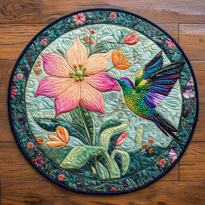 The Brilliant Bird CQ0306037CL Quilted Round Mat