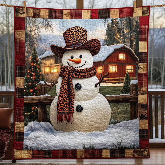 Winter Runway Snowman LT1411014CL Quilt