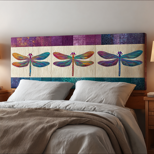 Sunburst Dragonfly XR2512022CL Quilted Headboard Slipcover