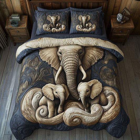 Elephant Portrait WY0602014CL Duvet Cover Set