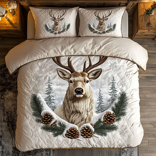 Deer White WN0606017CL Duvet Cover Set