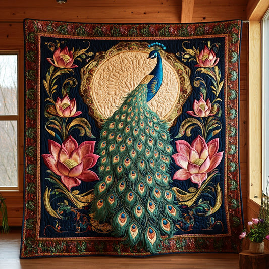 Peacock Lotus CW2908047CL Quilt