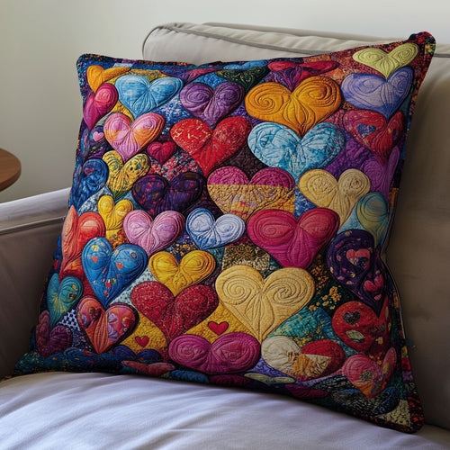 Heart WX1401079CL Quilt Pillow Case