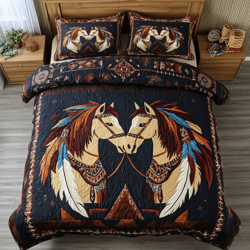 Charming Native Horse CW0801026CL Duvet Cover Set