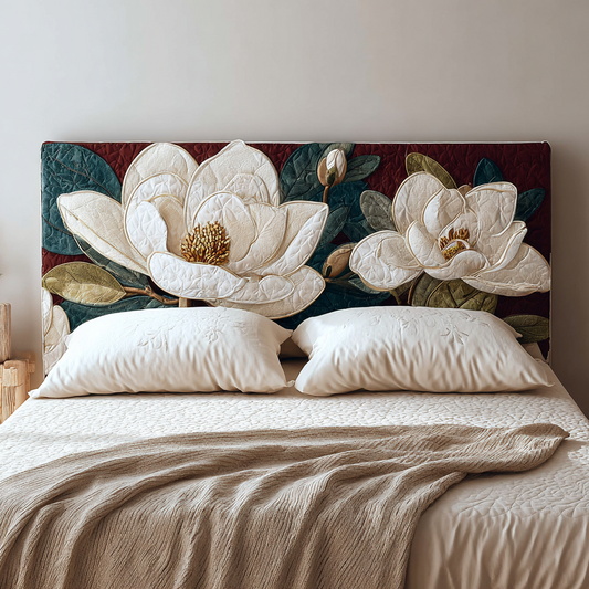 White Magnolia XR2312010CL Quilted Headboard Slipcover