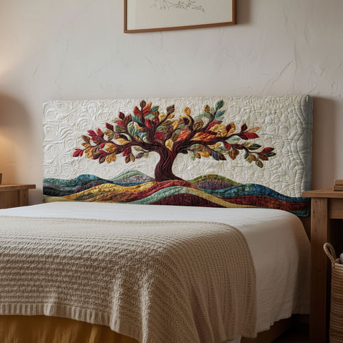 Autumn Tree CP1112060CL Quilted Headboard Slipcover