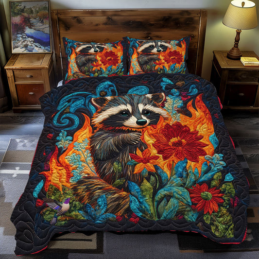 Mystic Raccoon WY2412040CL Duvet Cover Set