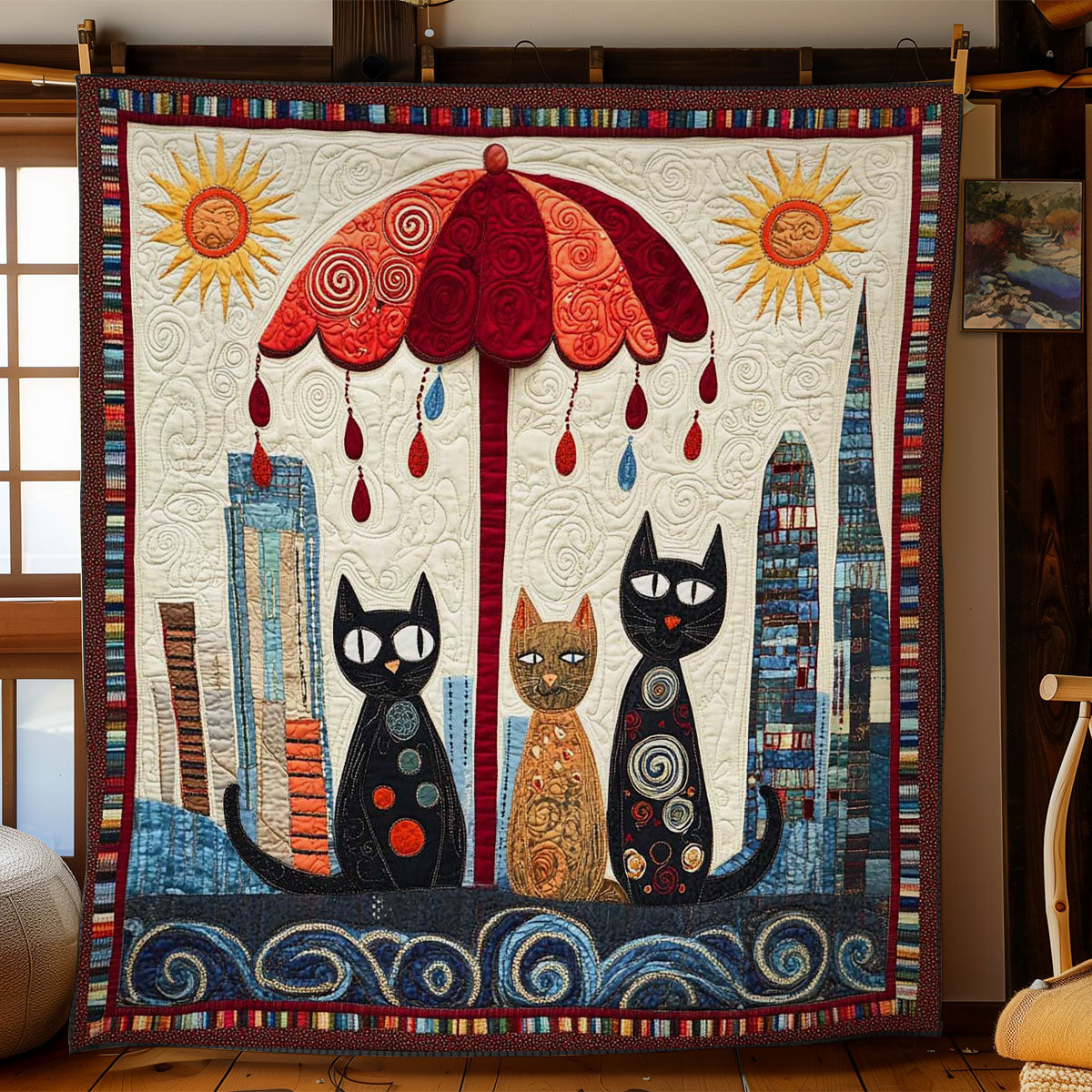 Cozy Cat WN1705016CL Quilt