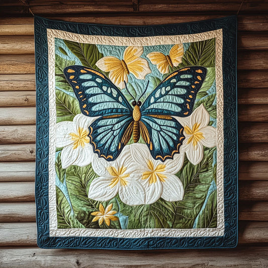Butterfly Flower WX1905004CL Quilt