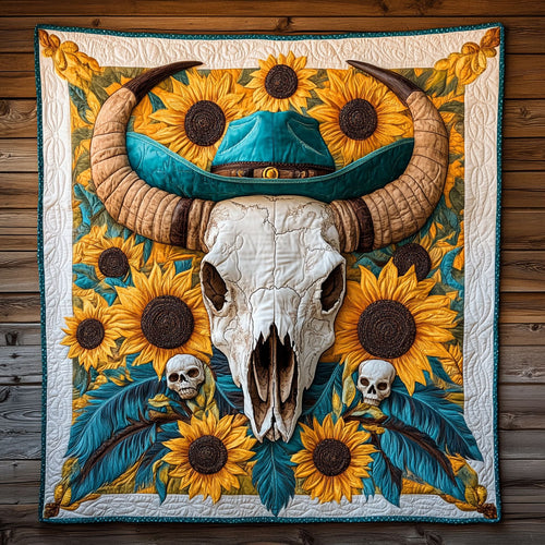 Floral Skull CW3006018CL Quilt