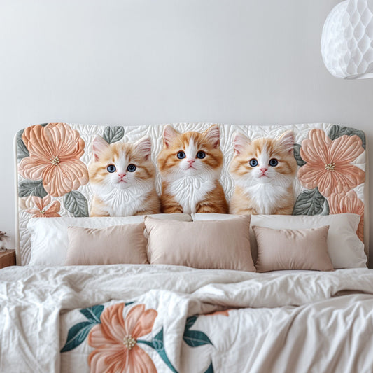 Triple Kitty Serenity KL2512010CL Quilted Headboard Slipcover