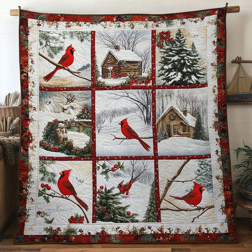 Red Joy Cardinal WN0711049CL Quilt