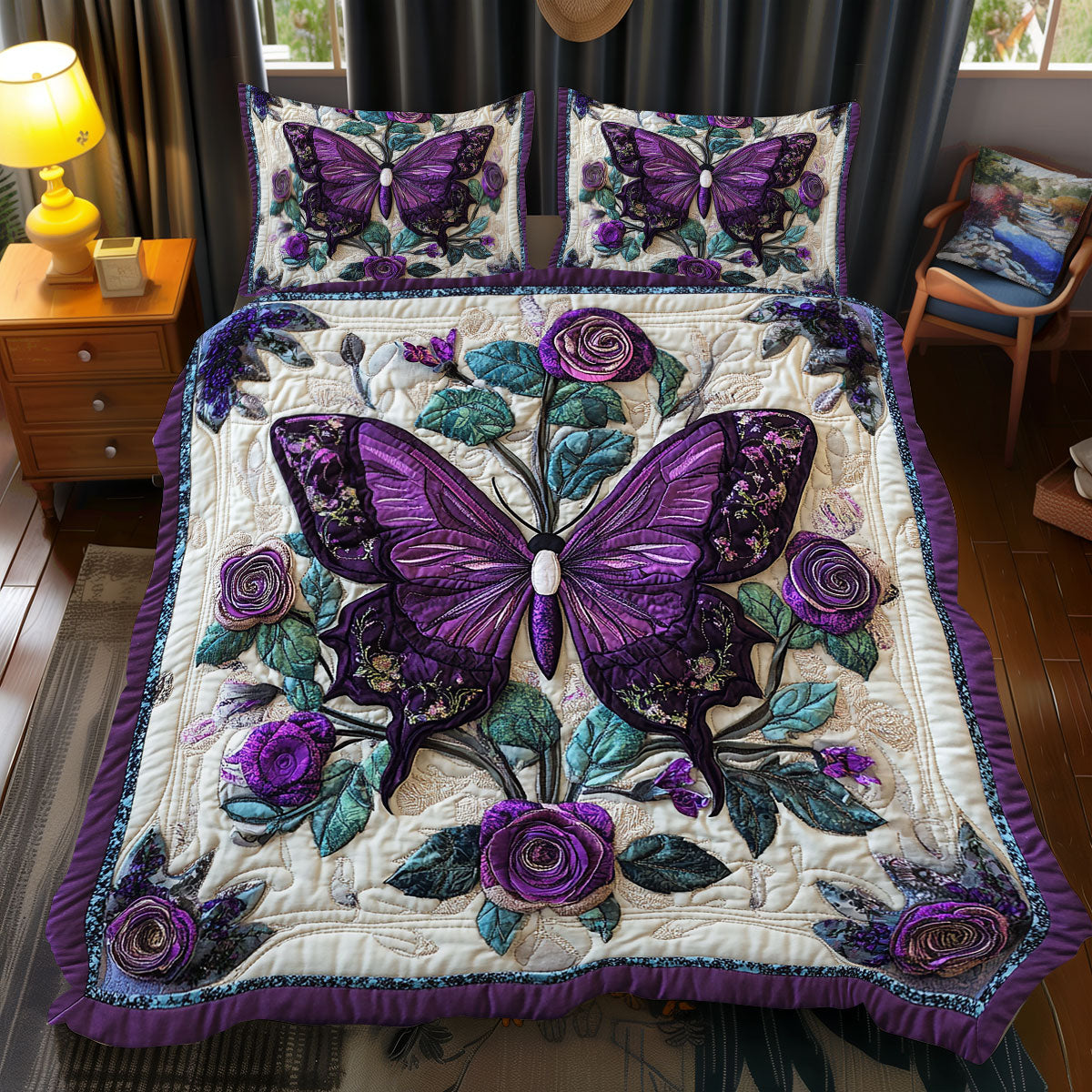 Vivid Butterfly WX2712106CL Duvet Cover Set