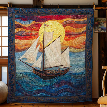 Wandering Sailboat WN0602005CL Quilt