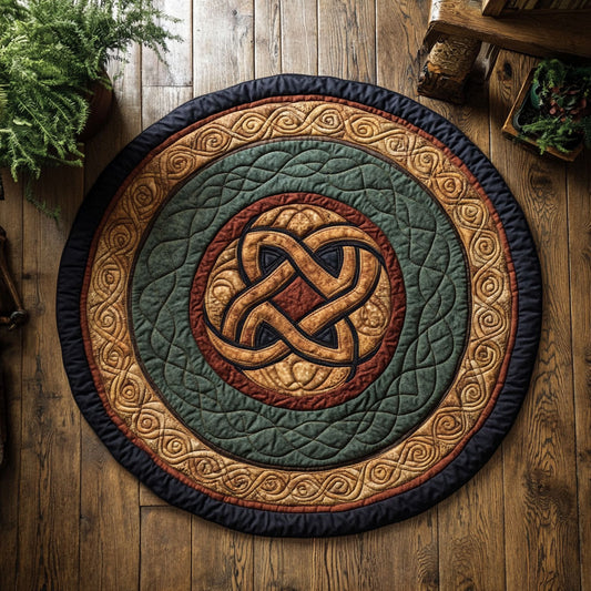 Vintage Celtic WY3004034CL Quilted Round Mat