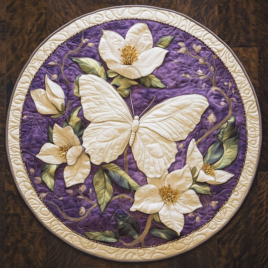 Celestial Butterfly WX2103106CL Quilted Round Mat
